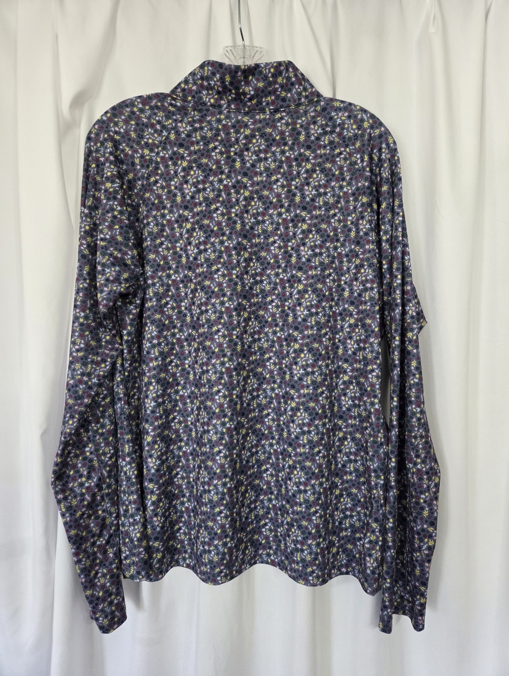 Lady Hagen Floral-Print Quarter-Zip Golf Long Sleeves Top/Jacket Size XL - Picture 4 of 9